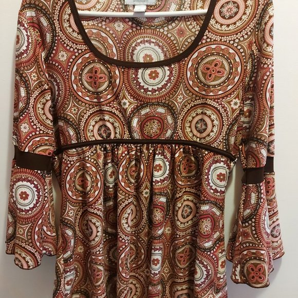 Dress Barn empire waist top - Picture 4 of 4